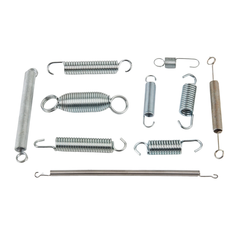 Why can tension springs maintain stable elastic force despite repeated stretching?